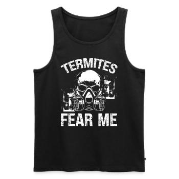 Termite Control Technician Termites me Bug Control - Männer Premium Bio Tank Top - Schwarz - Vorne - AI Model Male 178 light (178cm)