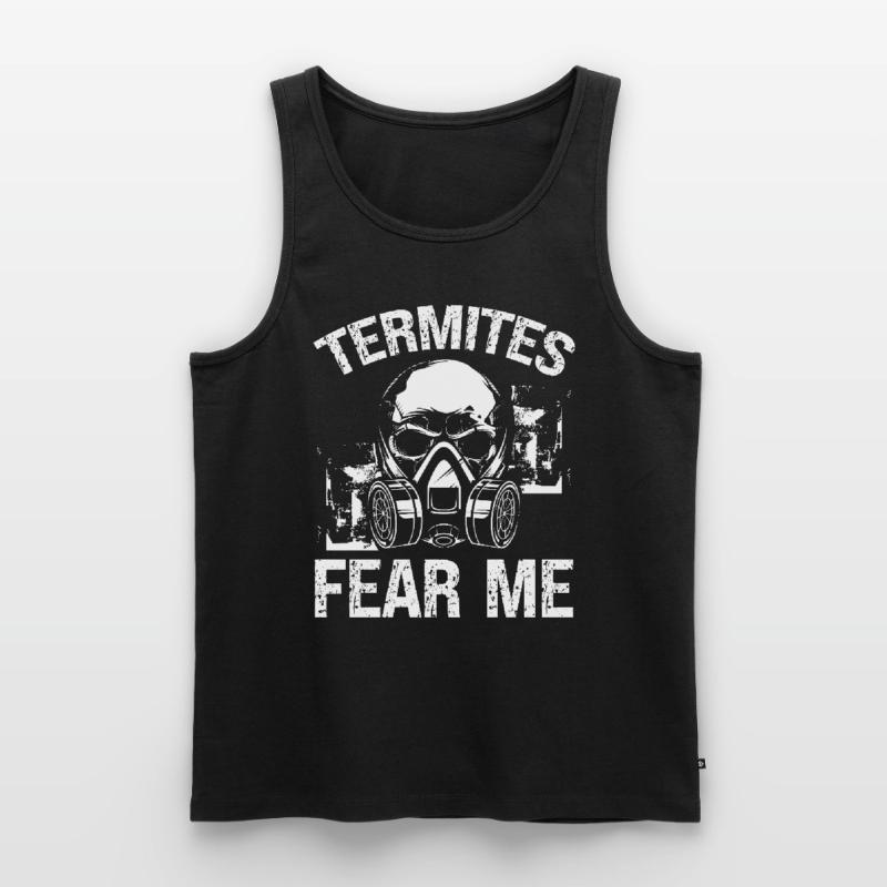 Termite Control Technician Termites me Bug Control Men's Premium Organic Tank Top