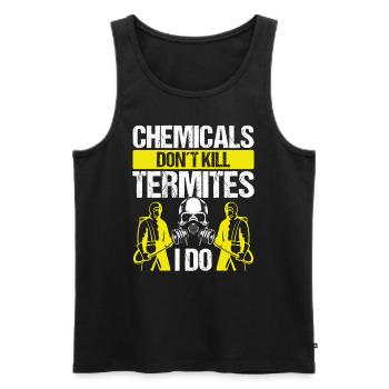 Pest Control Technician dont kill Termites I doPes - Männer Premium Bio Tank Top - Schwarz - Vorne - AI Model Male 178 light (178cm)