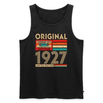 Legendary Original Successes The Best Of 1927 - Men's Premium Organic Tank Top - black - Front - Michal (187cm)