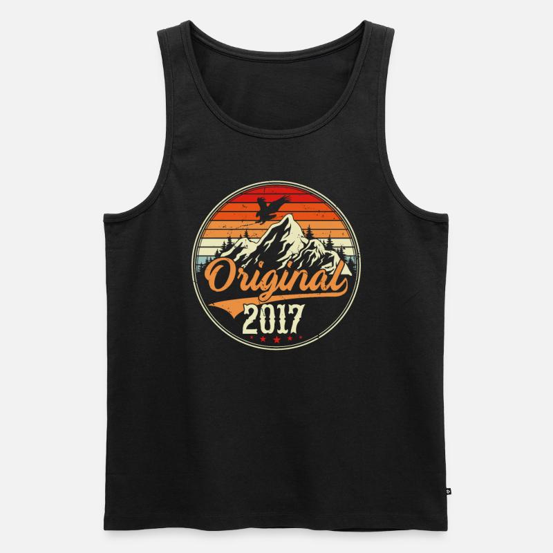 Original 2017 - Männer Premium Bio Tank Top - Schwarz