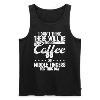 Funny Humor for Work Co Worker Job Sarcasm for Men - Männer Premium Bio Tank Top - Schwarz - Vorne - AI Model Male 178 light (178cm)