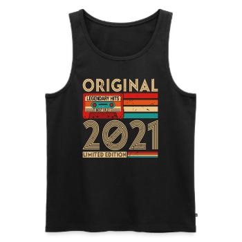 Succès Légendaires Originaux Le Meilleur De 2021 - Débardeur bio Premium Homme - noir - Devant - AI Model Male 178 light (178cm)