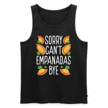 Empada Lover Sorry Cant Empanadas Bye ColombiaEmpa - Débardeur bio Premium Homme - noir - Devant - Michal (187cm)