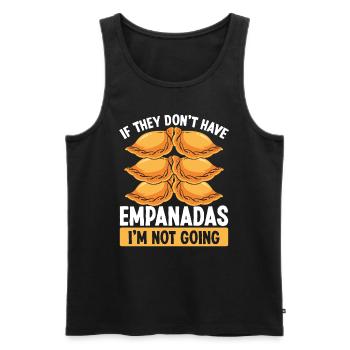 Empada Lover S’ils n’ont pas Empanadas ColombiaE - Débardeur bio Premium Homme - noir - Devant - Michal (187cm)