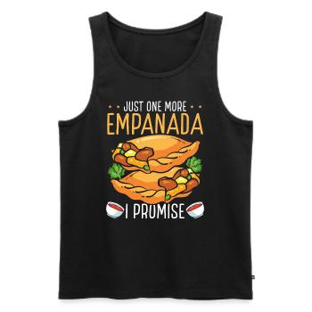 Empada Lover Juste une autre Empanadas Colombie - Débardeur bio Premium Homme - noir - Devant - Michal (187cm)