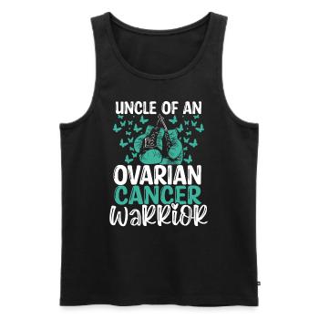 Ovarian Cancer Awareness Uncle Nephew Niece - Männer Premium Bio Tank Top - Schwarz - Vorne - AI Model Male 178 light (178cm)