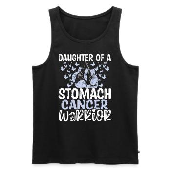Stomach Cancer Awareness Month Daughter - Männer Premium Bio Tank Top - Schwarz - Vorne - Michal (187cm)
