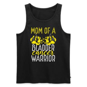 Mom Bladder Cancer Awareness Mothers Day Mama - Men's Premium Organic Tank Top - black - Front - Michal (187cm)