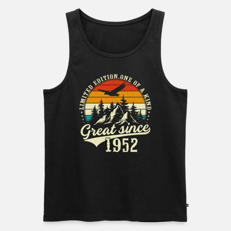 Einzigartig seit 1952 - Männer Premium Bio Tank Top - Schwarz