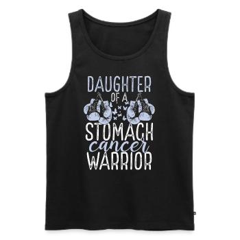 Daughter Stomach Cancer Awareness Month Ribbon - Männer Premium Bio Tank Top - Schwarz - Vorne - Michal (187cm)