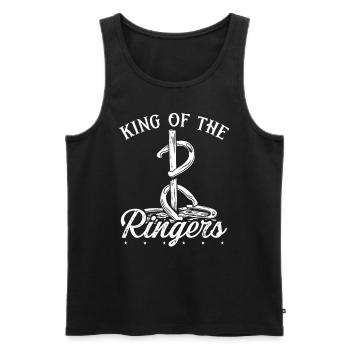 Horseshoe Pitching Game King of the Ringers Tosser - Männer Premium Bio Tank Top - Schwarz - Vorne - Michal (187cm)