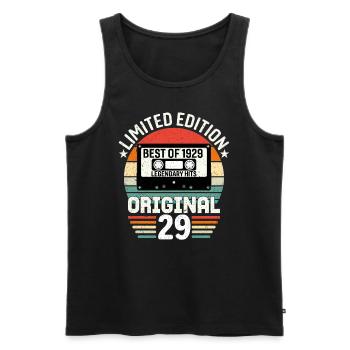 Édition Limitée Du Meilleur De L'original De 1929 - Débardeur bio Premium Homme - noir - Devant - AI Model Male 178 light (178cm)