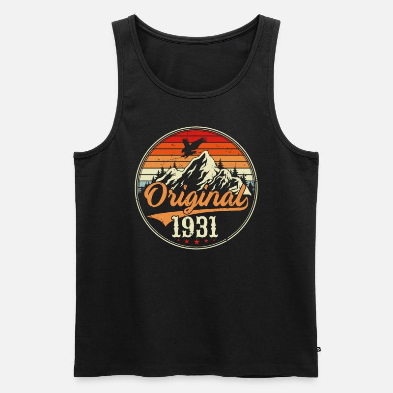 Original 1931 - Männer Premium Bio Tank Top - Schwarz