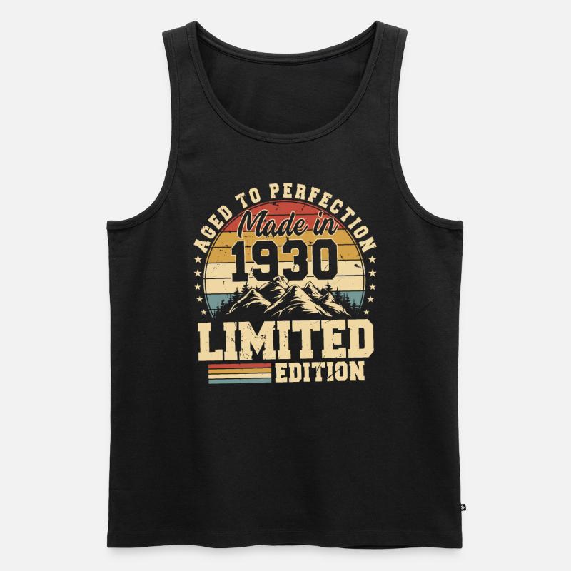 Einzigartig seit 1930 - Männer Premium Bio Tank Top - Schwarz