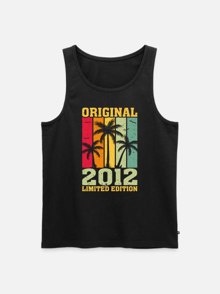 2012 Limited First Edition - Men's Premium Organic Tank Top - black