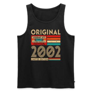 Succès Légendaires Originaux Le Meilleur De 2002 - Débardeur bio Premium Homme - noir - Devant - AI Model Male 178 light (178cm)