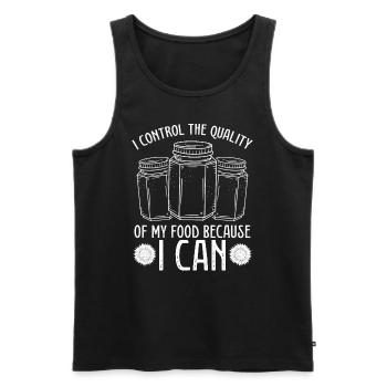 Canning Season Homesteader Food Perservation - Männer Premium Bio Tank Top - Schwarz - Vorne - AI Model Male 178 light (178cm)
