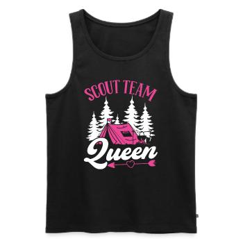Girl Scout Leader Scout Team Queen Club Scouting - Männer Premium Bio Tank Top - Schwarz - Vorne - Michal (187cm)