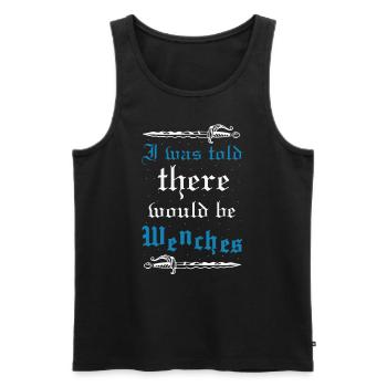 Ren Faire Costume I was told there would be - Men's Premium Organic Tank Top - black - Front - Michal (187cm)