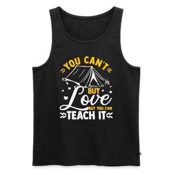 Group Girl Scout Leader Boy Scouts Scouting Team - Men's Premium Organic Tank Top - black - Front - AI Model Male 178 light (178cm)