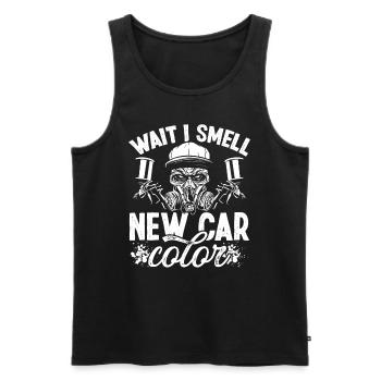 Automotive Car Painter Car Color Vehicle Sprayer - Men's Premium Organic Tank Top - black - Front - AI Model Male 178 light (178cm)