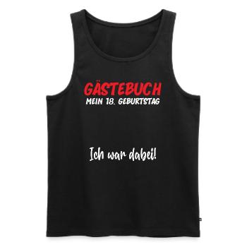 18th Birthday Boy Girl 18 Years 2005 Funny Gift - Männer Premium Bio Tank Top - Schwarz - Vorne - Michal (187cm)