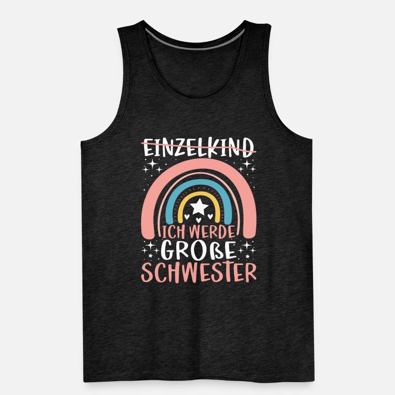 Ich Werde Große Schwester Männer Premium Bio Tank Top