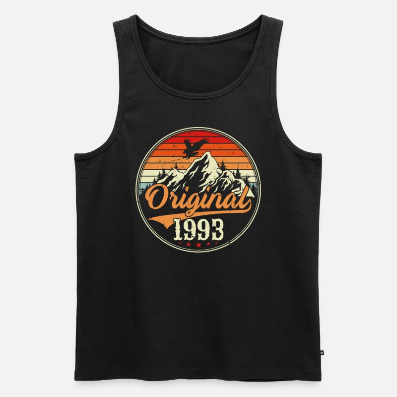 Ursprünglich 1993 - Männer Premium Bio Tank Top - Schwarz