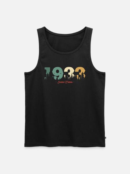 Édition limitée de 1933 - Débardeur bio Premium Homme - noir