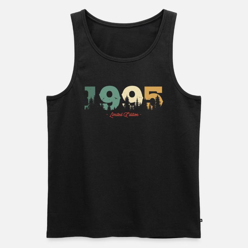 Jahrgangsgeschenk 1995 - Männer Premium Bio Tank Top - Schwarz