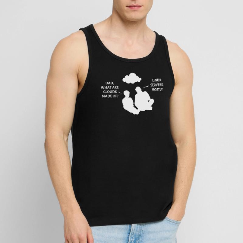 Linux Server Cloudscape Männer Premium Bio Tank Top