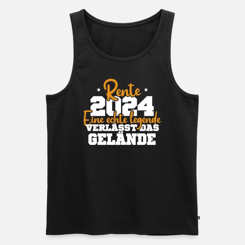Legend 2024: Adieu! - Men's Premium Organic Tank Top - black