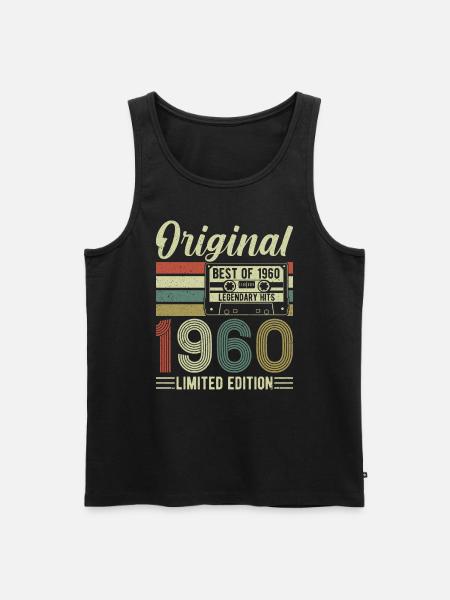 1960 - A legendary year - Men's Premium Organic Tank Top - black