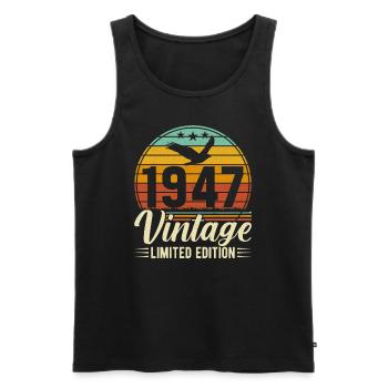 1947 - A legendary masterpiece - Men's Premium Organic Tank Top - black - Front - Michal (187cm)