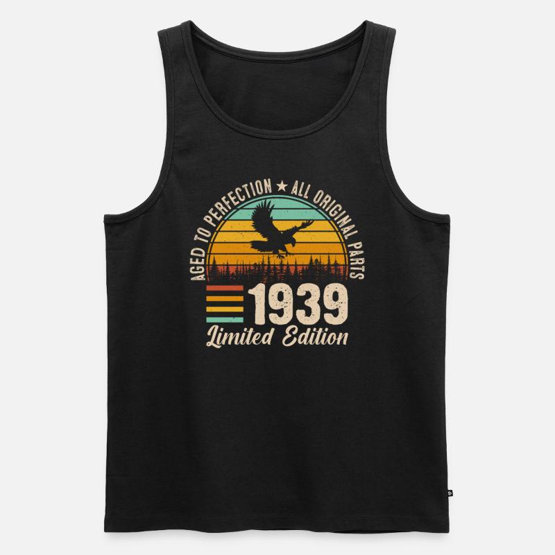 1939 - Une année légendaire - Débardeur bio Premium Homme - noir