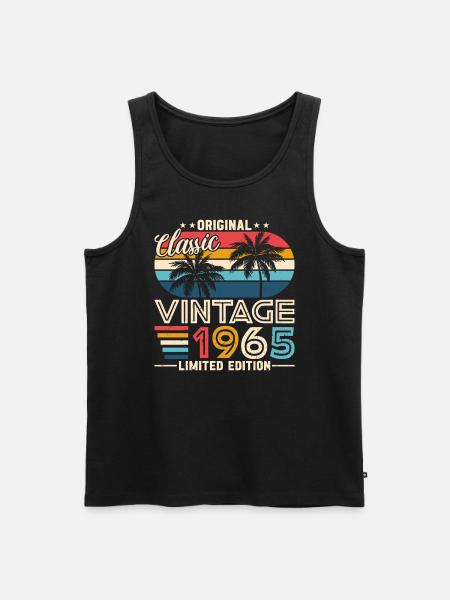 Legendary 59th birthday 1965 - Men's Premium Organic Tank Top - black