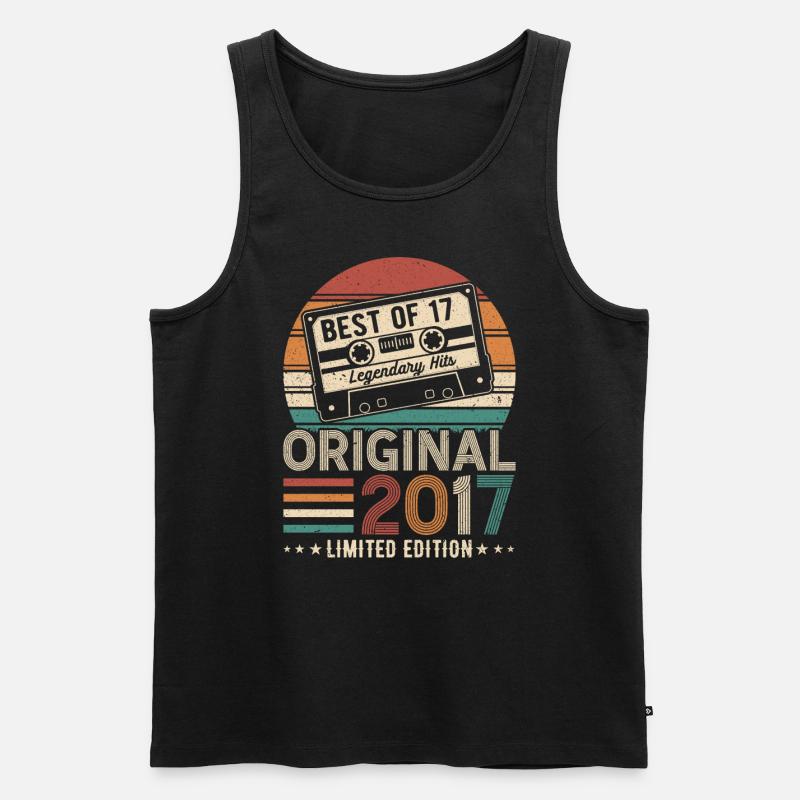 Geboren Legenden - Männer Premium Bio Tank Top - Schwarz