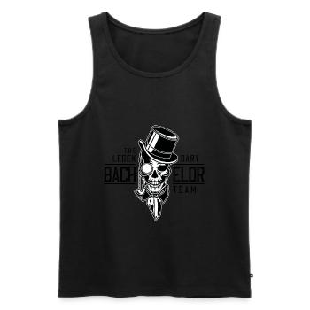 junggesellen abschied gruppe - Männer Premium Bio Tank Top - Schwarz - Vorne - Michal (187cm)