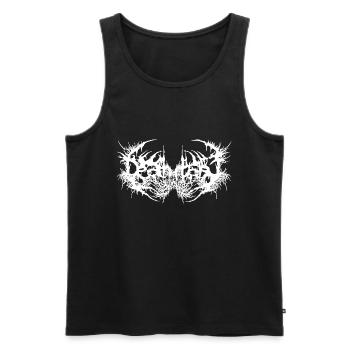 Death Metal Logo Symbol T-Shirt Metalhead Tee Musi - Männer Premium Bio Tank Top - Schwarz - Vorne - AI Model Male 178 light (178cm)