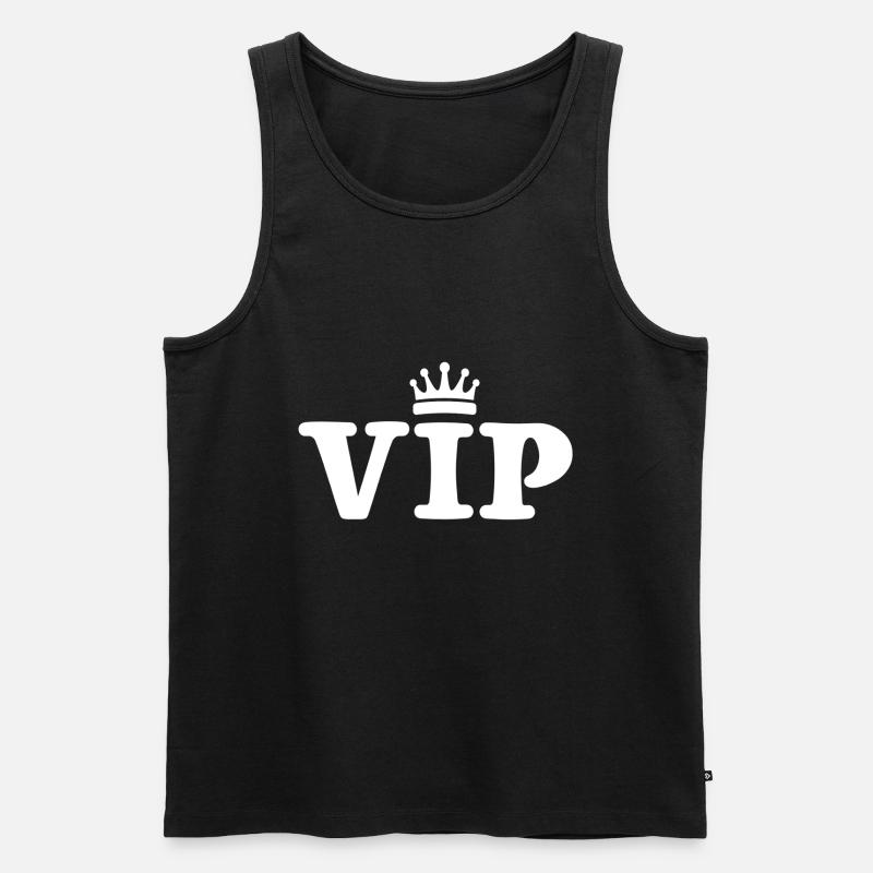 VIP - Männer Premium Bio Tank Top - Schwarz