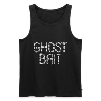 Ghost Bait Halloween Paranormal Ghost Hunter - Men's Premium Organic Tank Top - black - Front - AI Model Male 178 light (178cm)