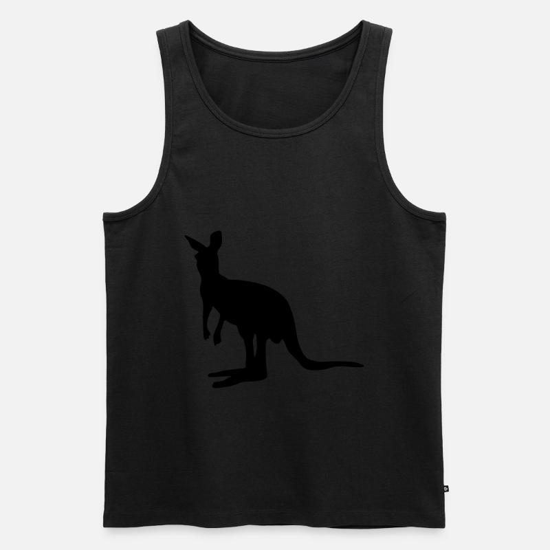 Kangaroo tier - Männer Premium Bio Tank Top - undefined