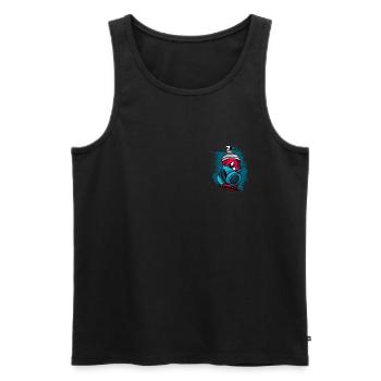 Spraydose Lackierer Kunst Graffiti - Männer Premium Bio Tank Top - Schwarz - Vorne - AI Model Male 178 light (178cm)