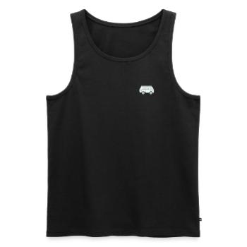 camper - Men's Premium Organic Tank Top - black - Front - Michal (187cm)
