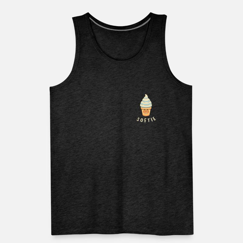 Softie Softeis Comic Icecream Lover Männer Premium Bio Tank Top