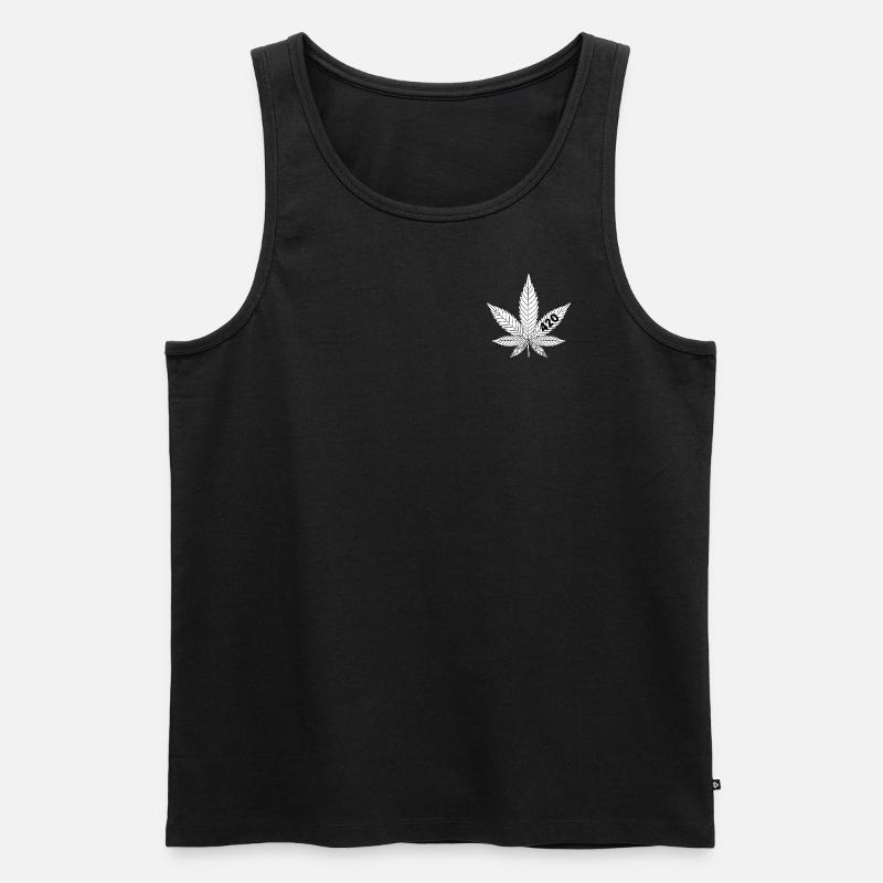 420 Leaf - Männer Premium Bio Tank Top - undefined