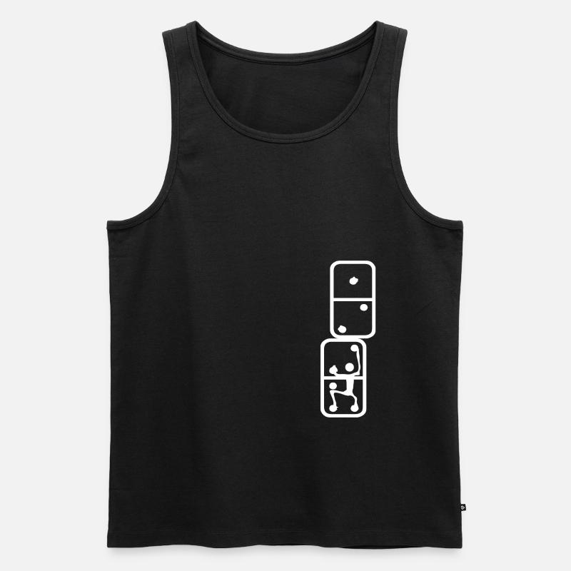 Klettern - Männer Premium Bio Tank Top - Schwarz