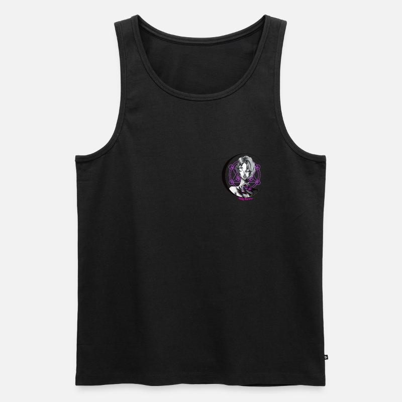 Mady Piercing - Männer Premium Bio Tank Top - Schwarz