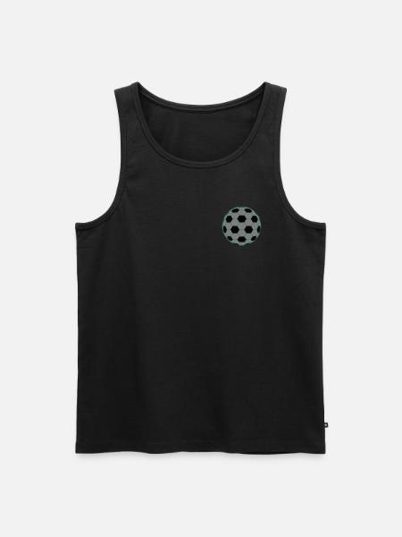 Fußsball - Männer Premium Bio Tank Top - Schwarz